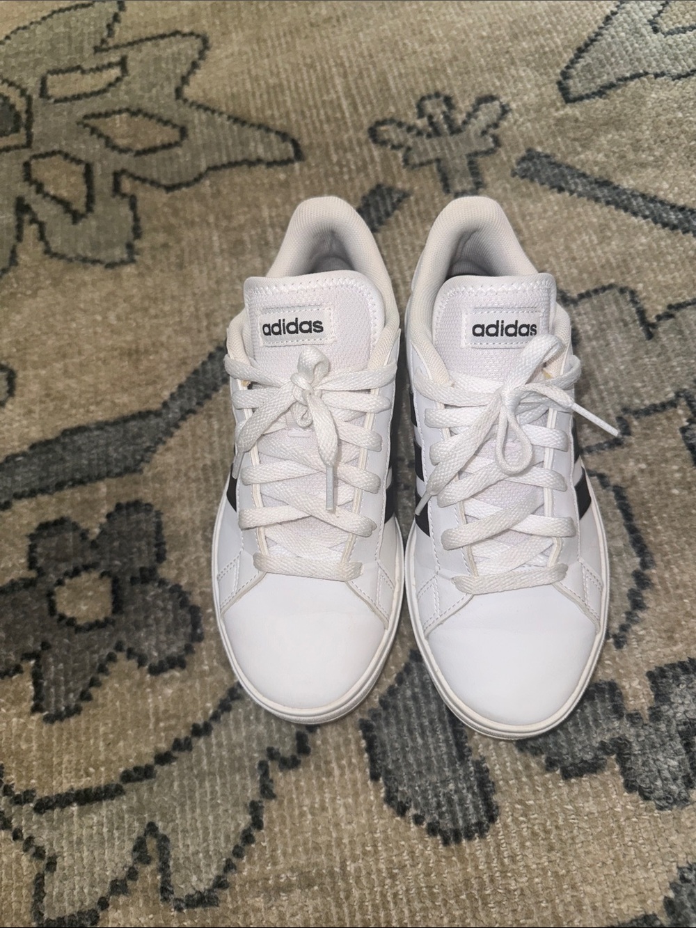 adidas White and Black Sneakers - Picture 3 of 3